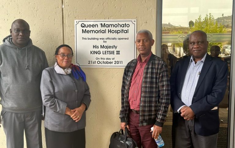 ECSACOG Hospital Accreditation at Queen Mamohato Memorial Hospital in Lesotho